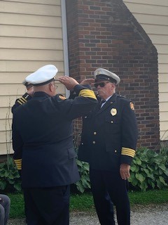 Assistant Chief Morehouse ceremony